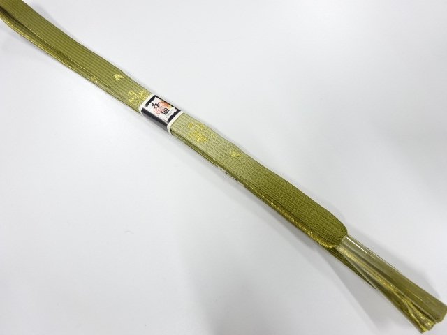 JAPANESE KIMONO / UNUSED KOREI HAND-TIED OBIJIME